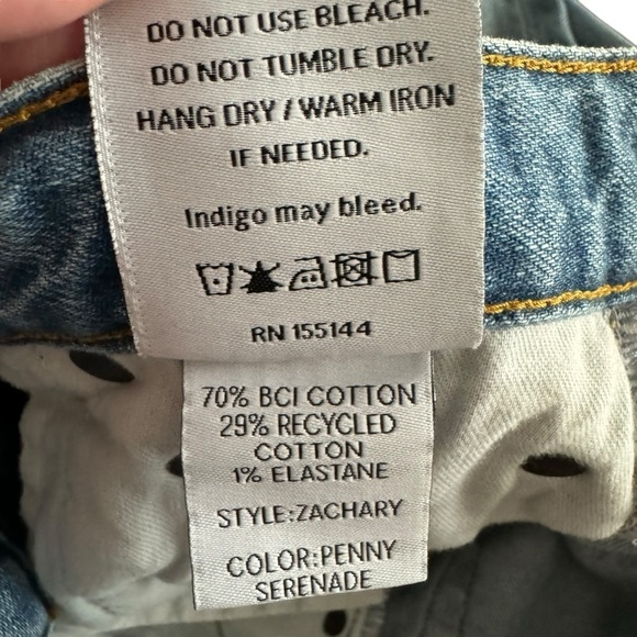 Boyish - NWT The Zachary High Rise Distressed Skinny Jeans Sz 24 - Picture 11 of 13